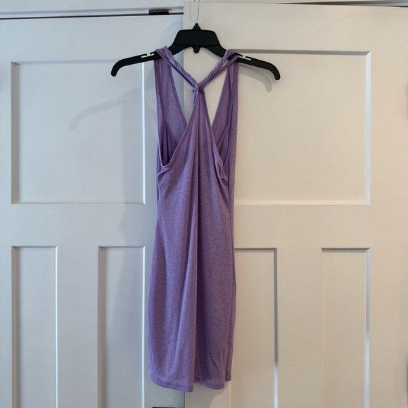 Superdown Lily Twisted Strap Dress, Lavender Purple, Size XS - Picture 5 of 7